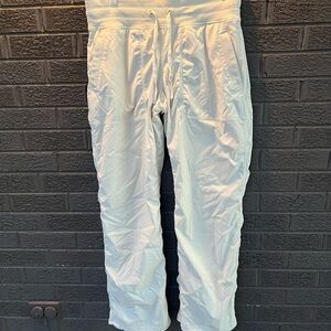 lululemon athletica cream Women's Drawstring Jogger Track Pants Sz 10